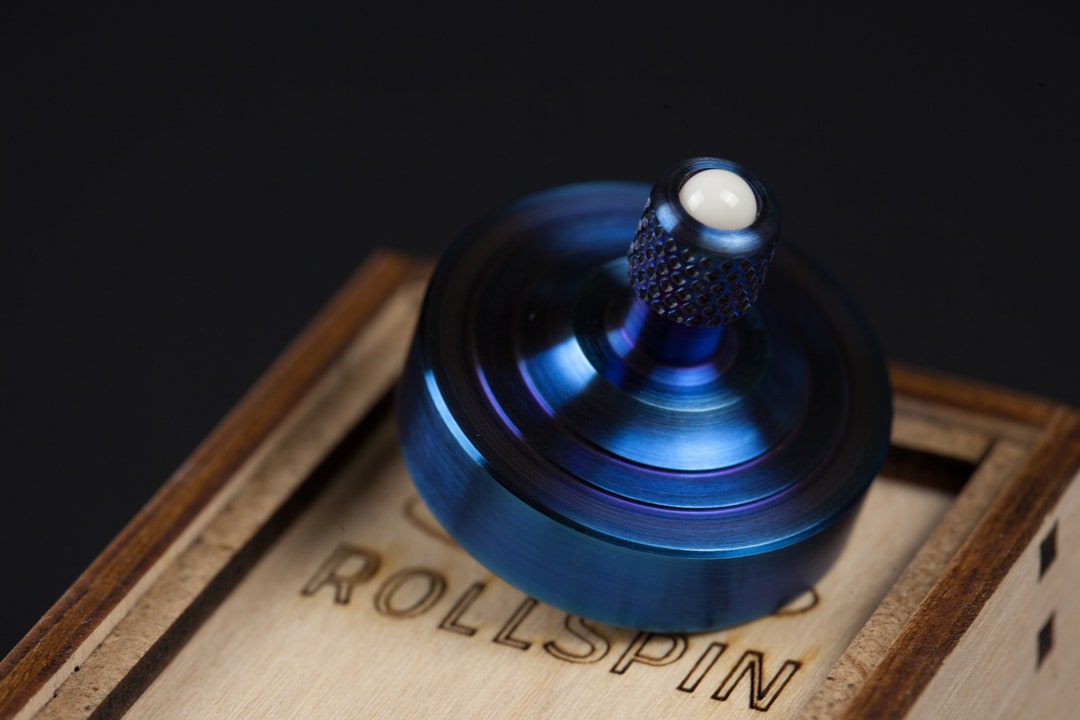 Precision Titanium Spinning Top Rollspin kickstarter - Etsy