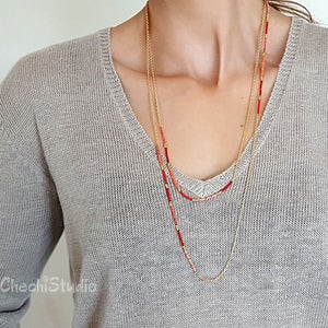 Long Chain Necklace 