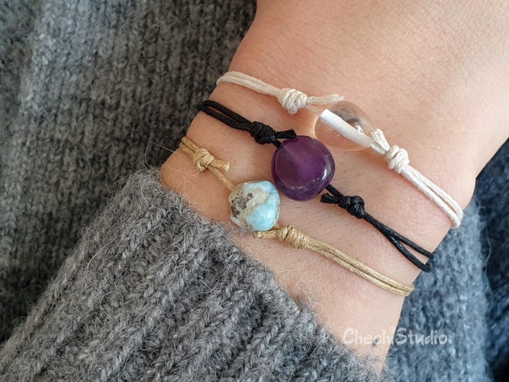 Etsy gemstone bracelets deals