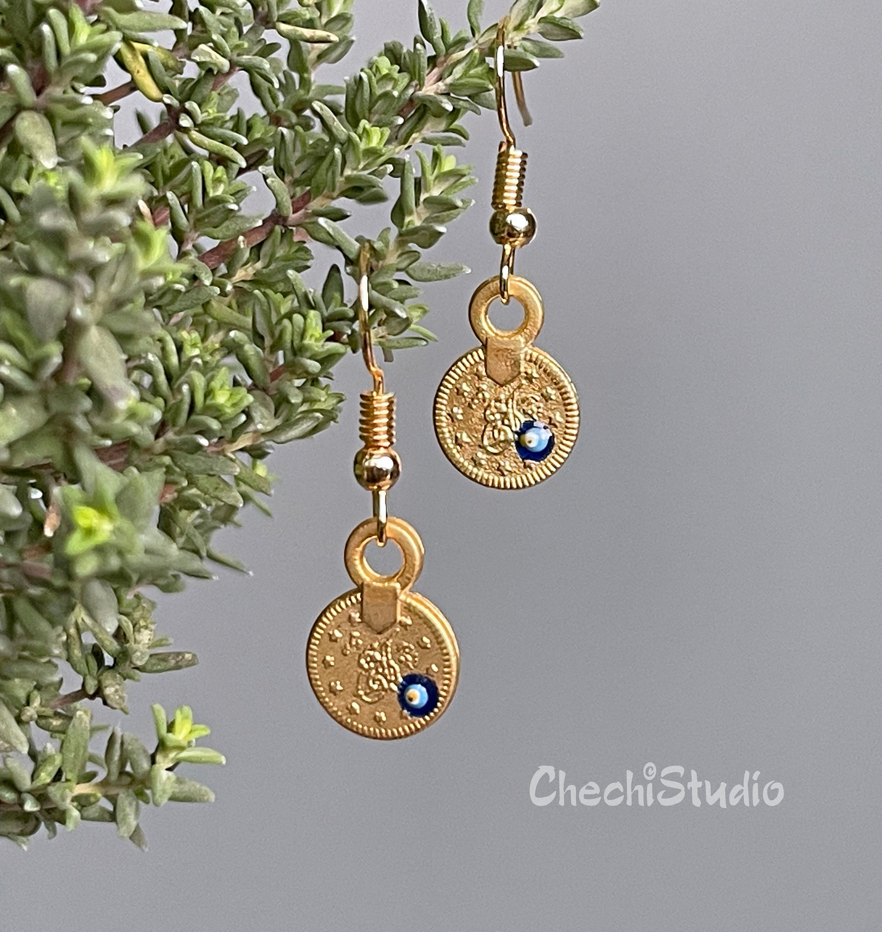 Gold Coin Hoops - Michelle Earrings | Ana Luisa | Online Jewelry Store At  Prices You'll Love