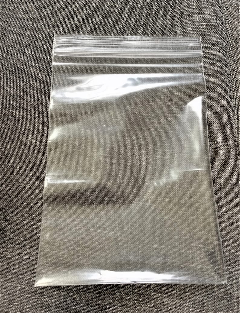 100 8 x 12 Large Clear Poly Bags 2 Mil with Reclosable Zipper image 3