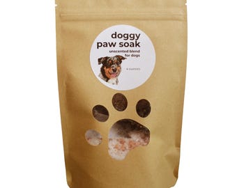 Unscented Paw Soak – Soothing Relief with Epsom & Himalayan Salt - 4 ounces