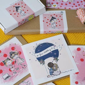 CAJA MISTERIOSA DE LOS MÁS VENDIDOS / 12 bonitas tarjetas de felicitación de papel con temática de alegría / Irlandés / Divertidas / Ilustradas / Feliz cumpleaños / Condolencias