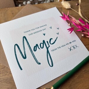 Tarjeta irlandesa de lujo / Proveedores de bodas / Día de la boda / Agradecimiento / Celebrante / Peluquería / Maquillaje / Fotógrafo / Videógrafo