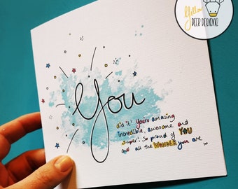 Congratulations, Well Done, You did it, I’m so proud, Irish Greeting Card