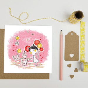 Pacote/Comemorar/Cartão de felicitações/Aniversário/Galinhas/galinha/despedida de solteira/Amizade/Esposa/Filha/amor/Irlandês/irmã/sobrinha/Todos os pintinhos