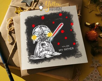 Happy Fathers Day| Star Wars fan | luxury | Daddy | Dad |Pops | first Father’s Day | Irish