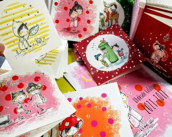 Random Card Bundle, send live, send hugs, missing you, take Care, just because, Irish Greeting Cards