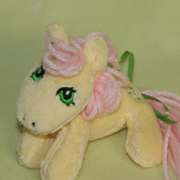 My Little Pony Posey - Handmade Vintage Style G1 Plush