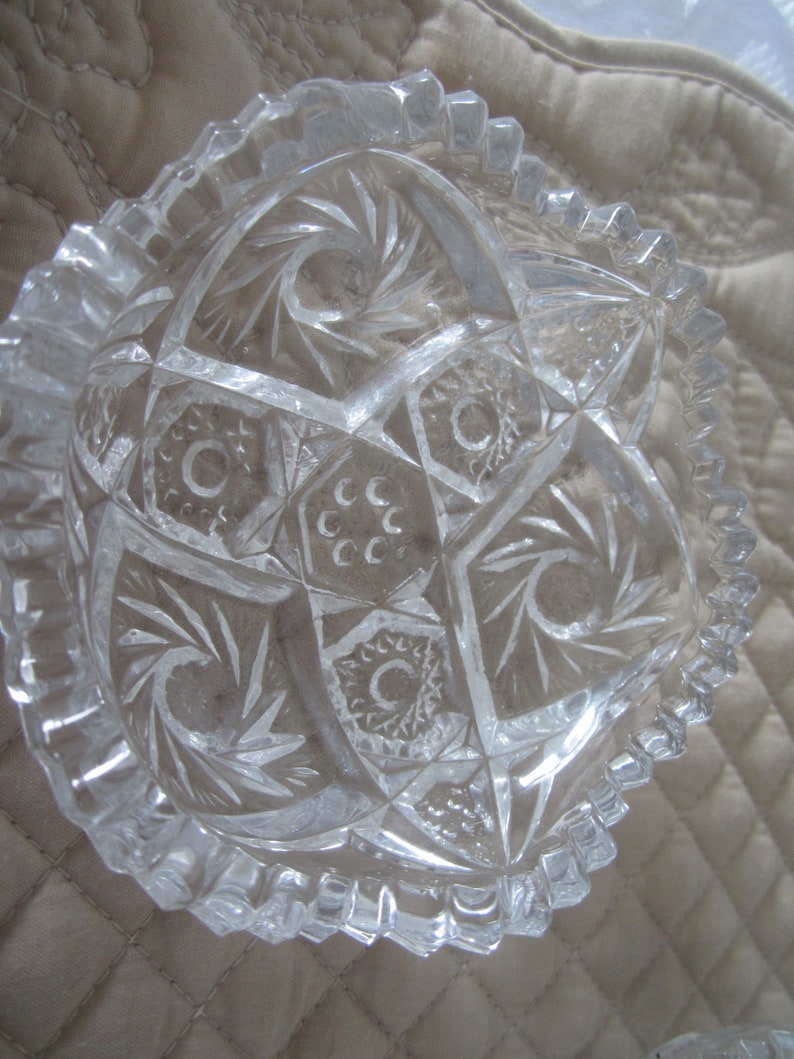 Small Dipping Bowls American Brilliant Period Set of 6 Etsy Israel