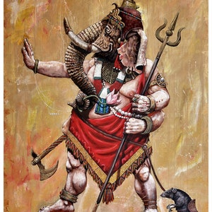 Ganesha - Hindu god.