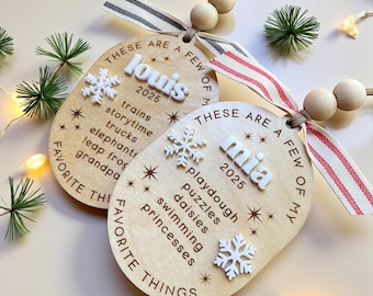 Adorno navideño de recuerdo para niños