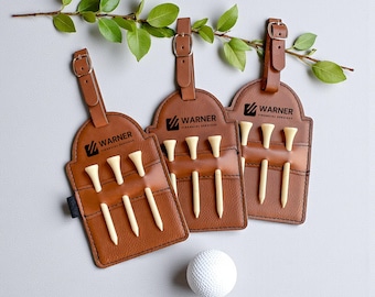 Porta tees de golf personalizado