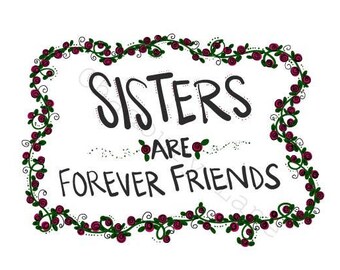 Download Forever sisters svg | Etsy