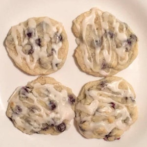 Blueberry Cream Cheese with Lemon Glaze