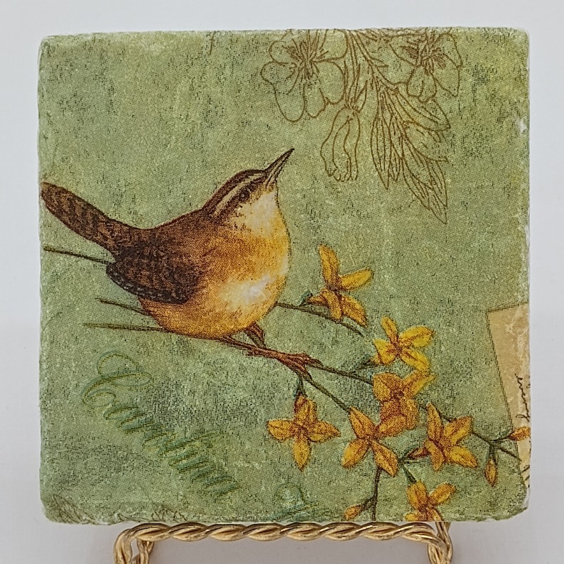 C2CCoaster American Finch Bird Coasters - Thumbnail 5