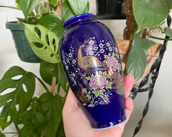 Peacock Vase Etsy