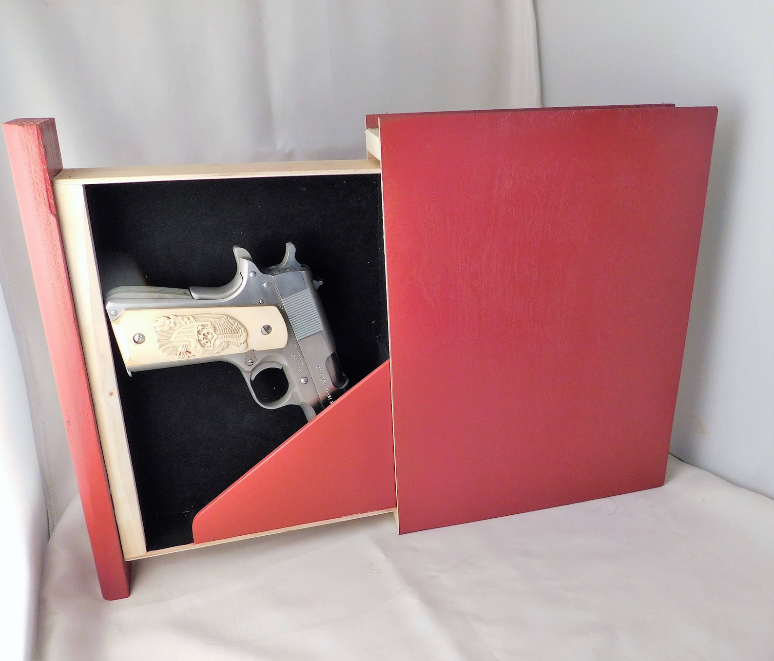 Gun Concealment Case Book Box Custom Universal Gun Display Etsy