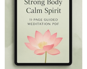 Menopause Relief Guided Meditation: Hormone Balance & Immune Support (PDF Printable)