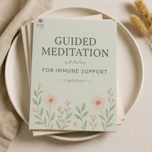 Strong Body, Calm Spirit Guided Meditation | Menopause Relief & Hormone Balance PDF | Immune Support for Middle Aged Women and Perimenopause
