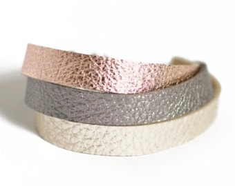 Leather Bracelet for Women, Women's Leather Bracelet, Boho Bracelet for Women, Gift for Her, Statement Bracelet for Women, Statement Jewelry