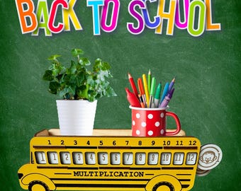 Multiplication Bus: Times Table Learning Board, Classroom Materials