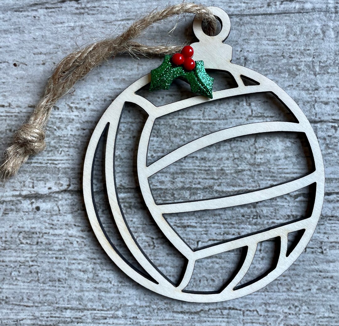 Water Polo Christmas Ornament Volleyball Christmas Ornament Etsy