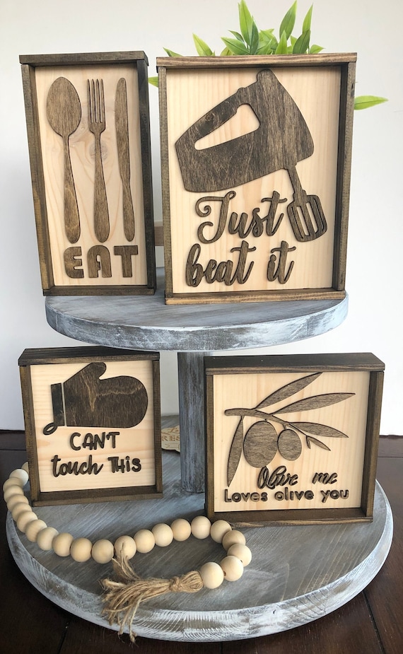 Wood Kitchen Signs, Funny Wood Signs For Kitchen Decor – Crafting