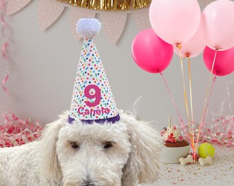 Confetti Dog Birthday Hat: Personalized Party Accessory