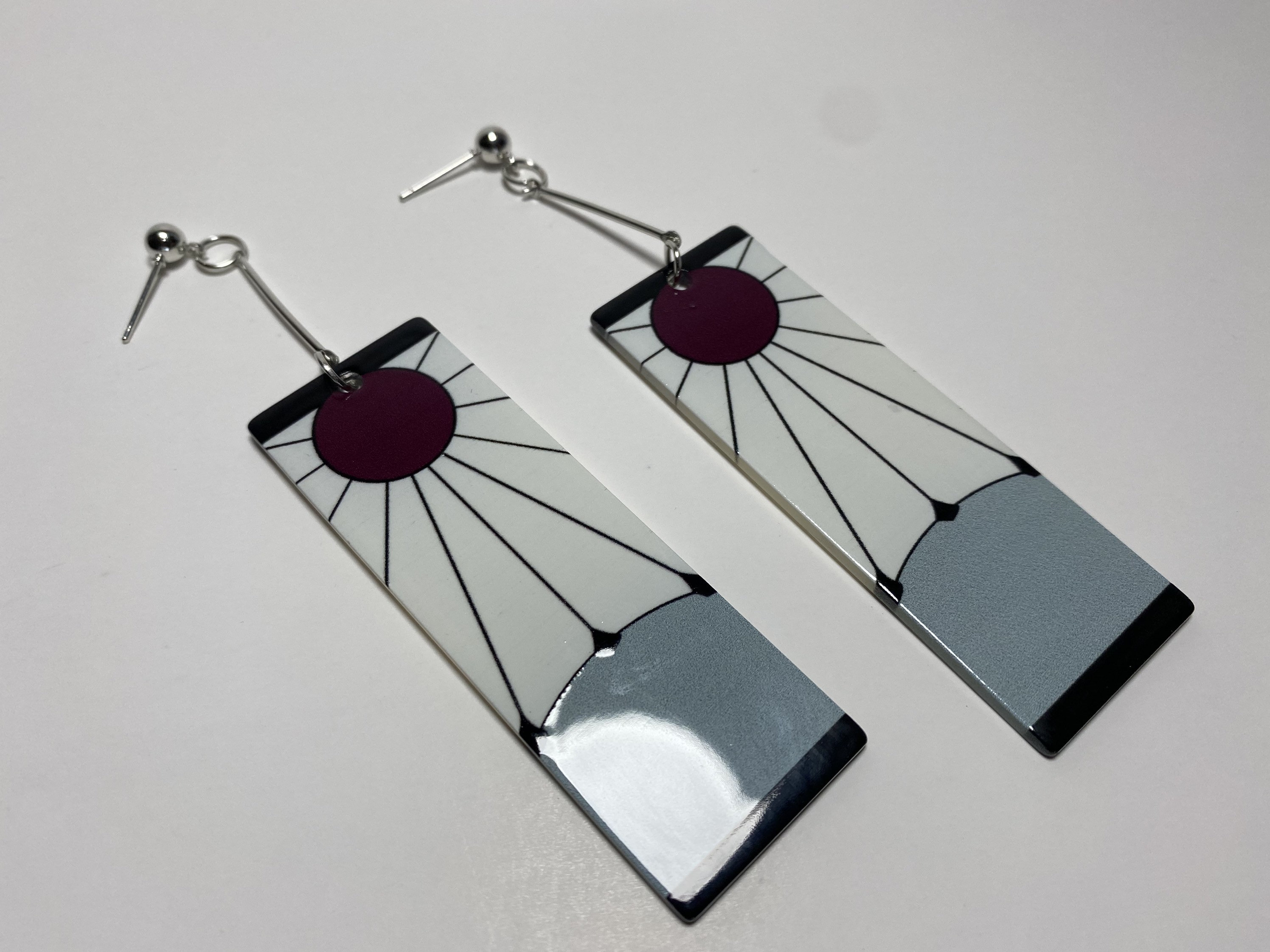 Demon slayer earrings etsy deals