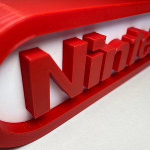 Nintendo LED Sign Custom 3D Collectors Sign Nightlight image 9