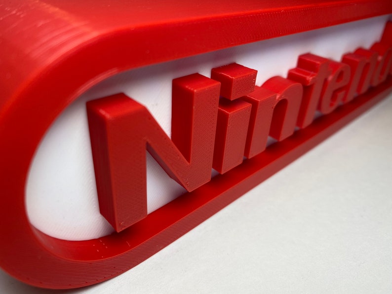 Nintendo LED Sign Custom 3D Collectors Sign Nightlight image 9