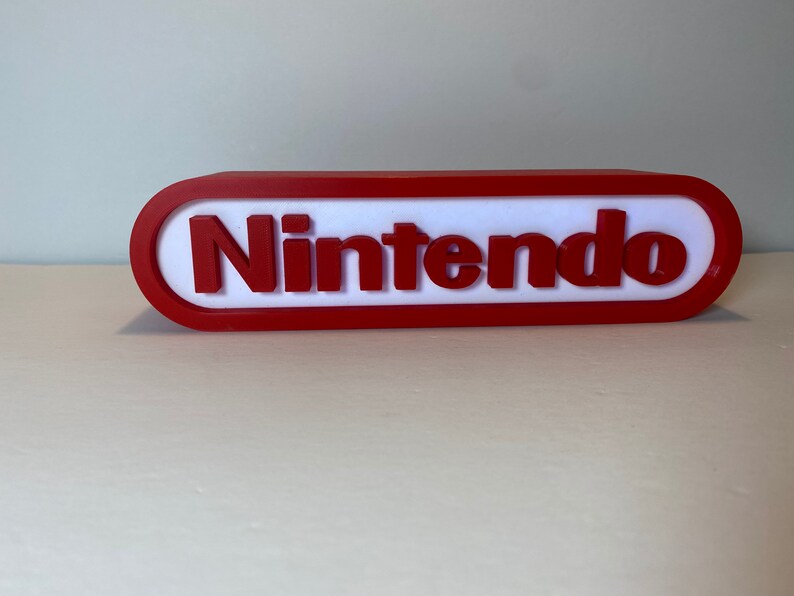 Nintendo LED Sign Custom 3D Collectors Sign Nightlight image 8