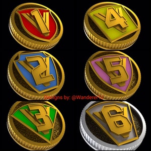 Henshin Hero Series 23 Coins - Digital Files