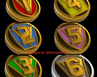 Henshin Hero Series 23 Coins - Digital Files