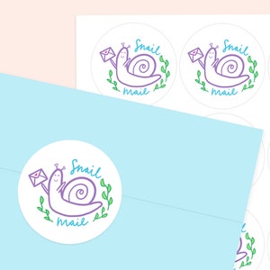 Autocollants de courrier postal, autocollants d'enveloppe, étiquettes de courrier, étiquettes d'adresse, autocollants de lettre,