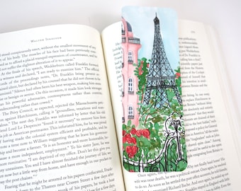 Paris Eiffel Tower Bookmark,  2.5 x 7 inch bookmark
