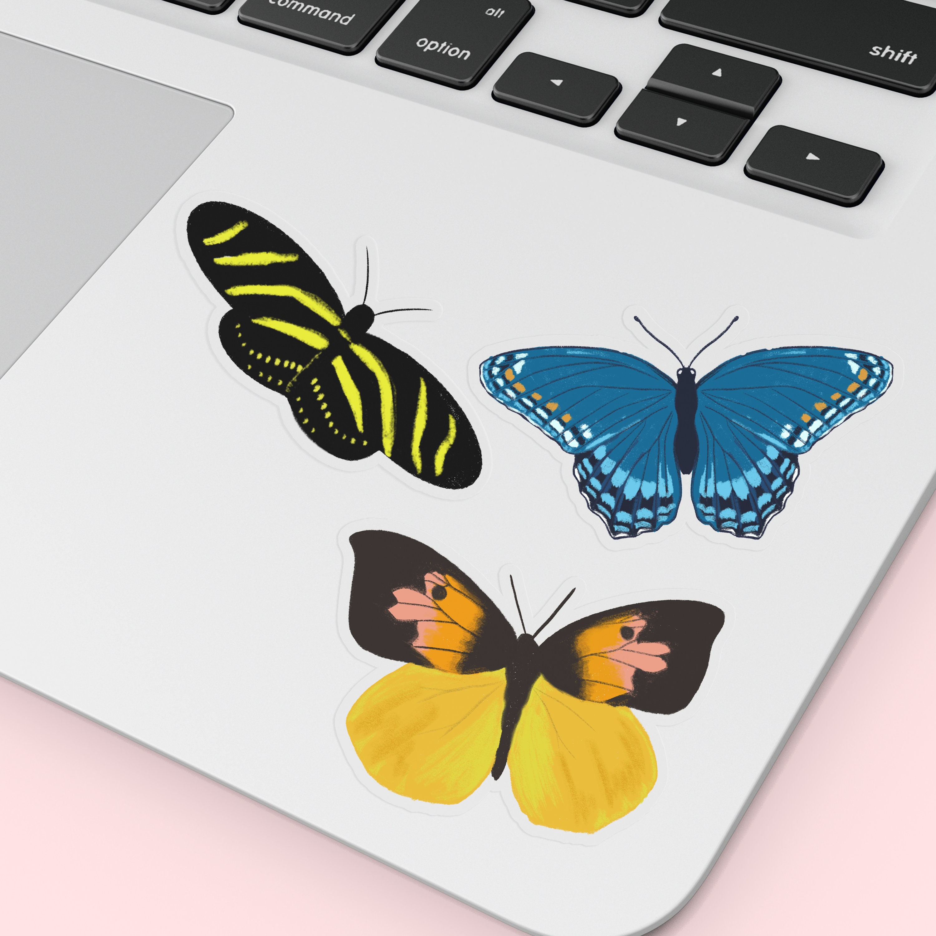 Butterfly Stickers Butterfly Laptop Stickers Waterproof Etsy