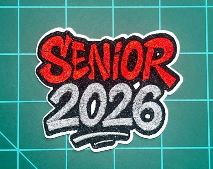 Ase Gradution Patch Senior 2026 Embroidery Patch | Graduation Patch | Class of 2026 Iron-on ...