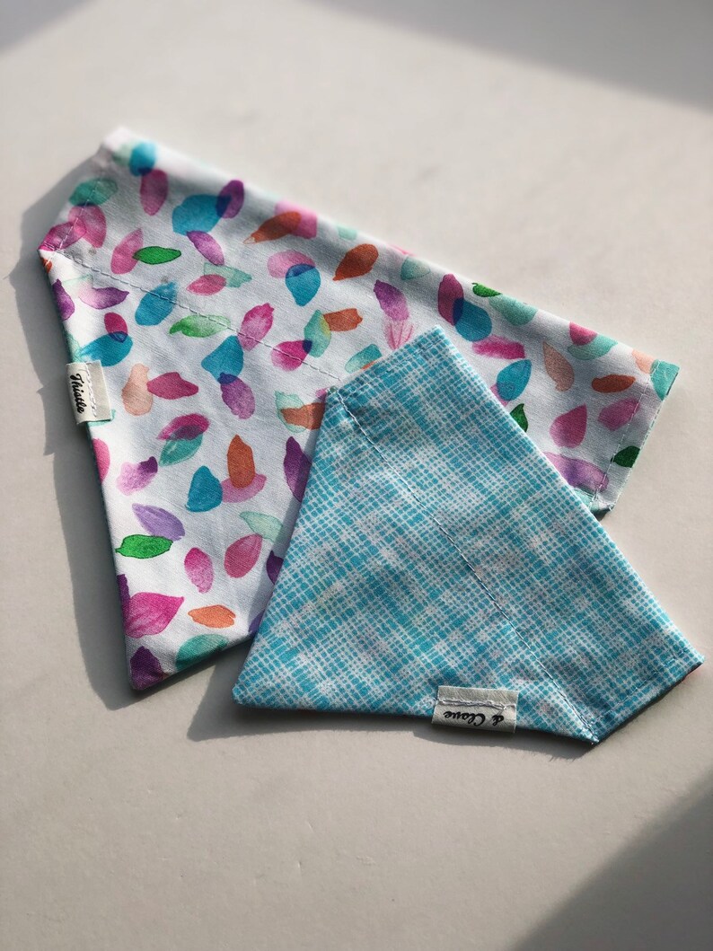 The Brigid Reversible Slide-on Dog Bandana