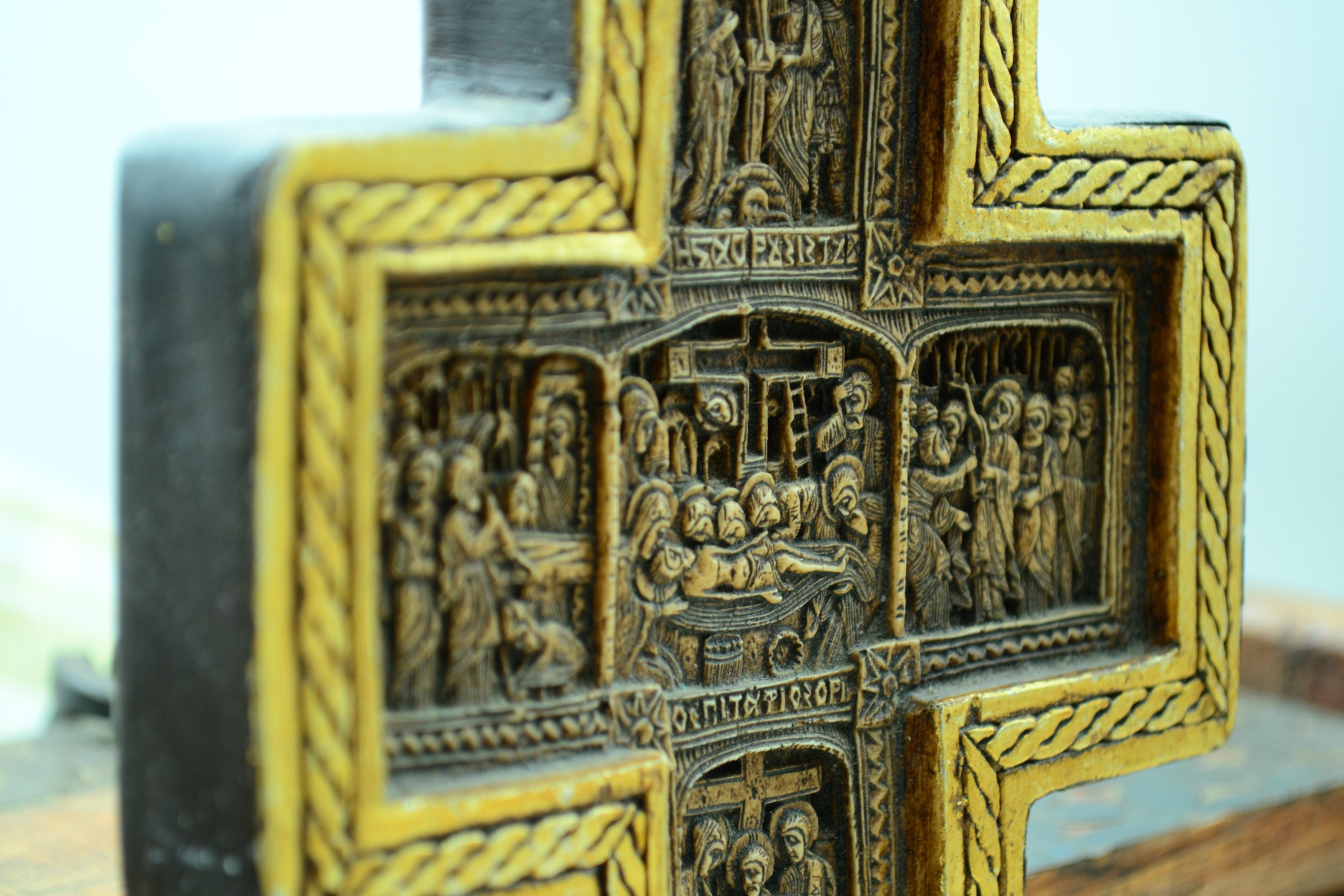 Handcrafted Wooden Altar Cross.wall Hand Carved Etsy