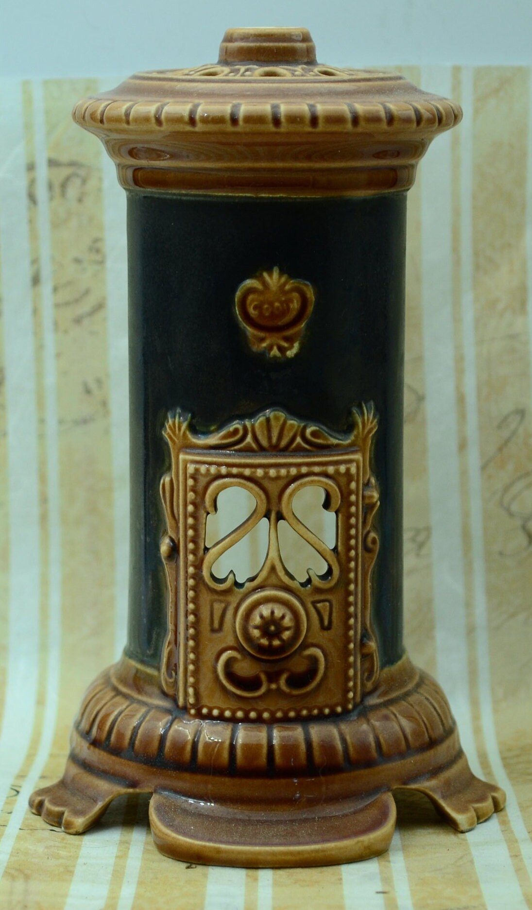 Vintage Ceramic Stove.godin Wood-burner.french Burning - Etsy