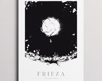 Poster di Dragon Ball Z - Freezer, minimalista