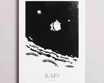 Poster di Dragon Ball Z - Kaio, minimalista