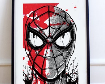 SPIDER-MAN, Print Poster Poster Marvel, Illustration