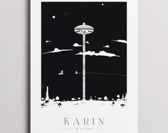 Poster di Dragon Ball - Karin, minimalista