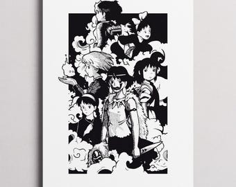 Poster Ghibli - Principesse