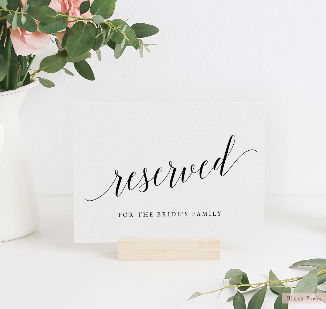 Reserved Cards For Tables Templates