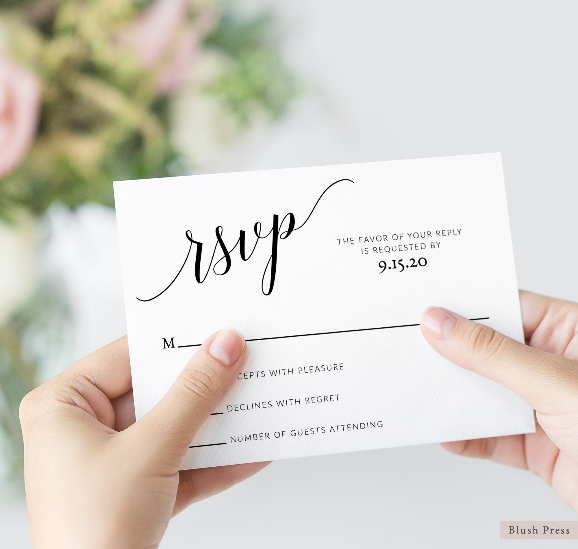 Rsvp Card Examples