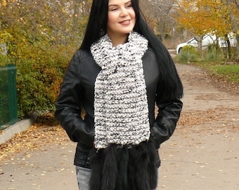 Écharpe longue en maille à pompons, écharpe épaisse en laine pour femme, cache-cou printanier en grosse maille, écharpe oversize, cadeau pour la fête des mères